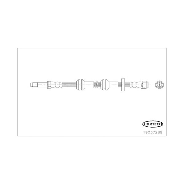 Corteco Brake Hose, 19037289 19037289 - main
